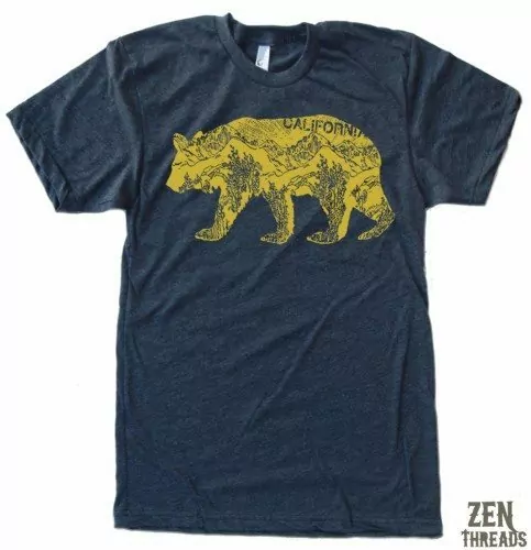 zen threads california bear COOL T-SHIRTS