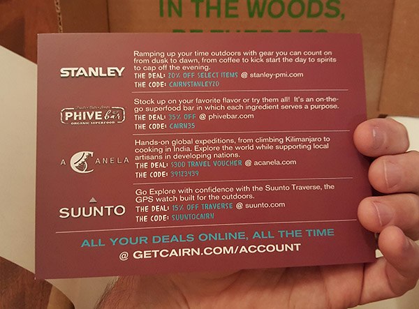 cairn box coupons