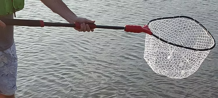 ego s2 slider extended fully - best kayak fishing net