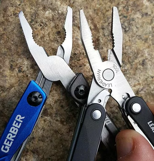 mini multi-tool pliers open
