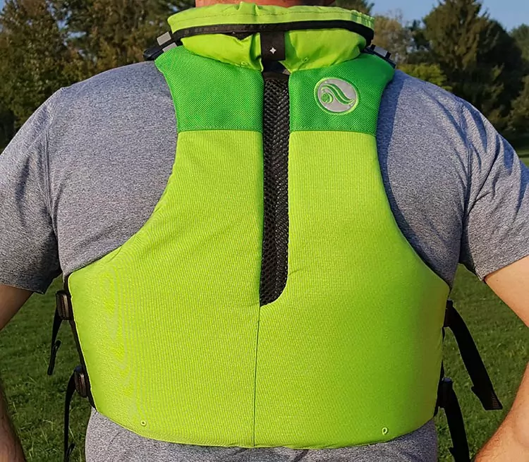 back view of the astral ronny fisher pfd