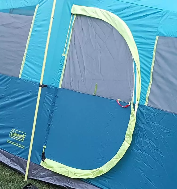 tent door detail