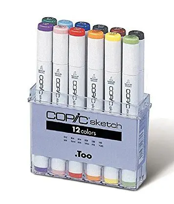 copic 12-piece set for articulated streamers