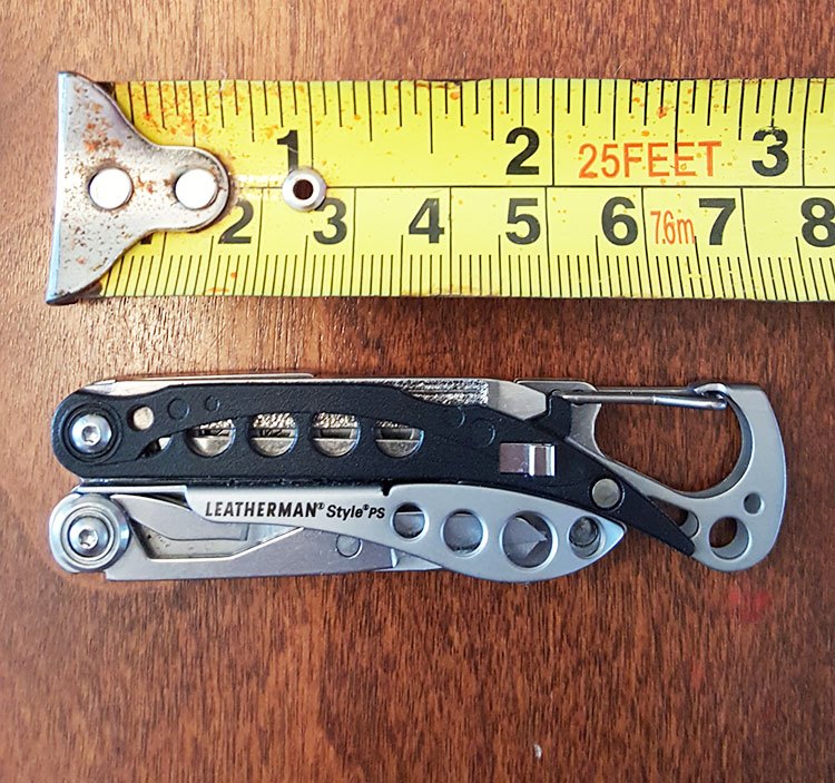 leatherman style ps length