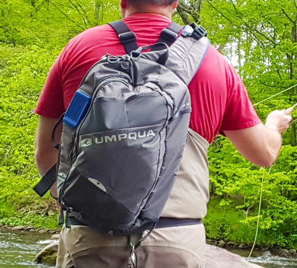 loaded steamboat sling pack