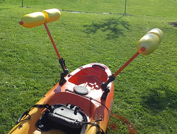 adjusting your diy kayak outriggers 2