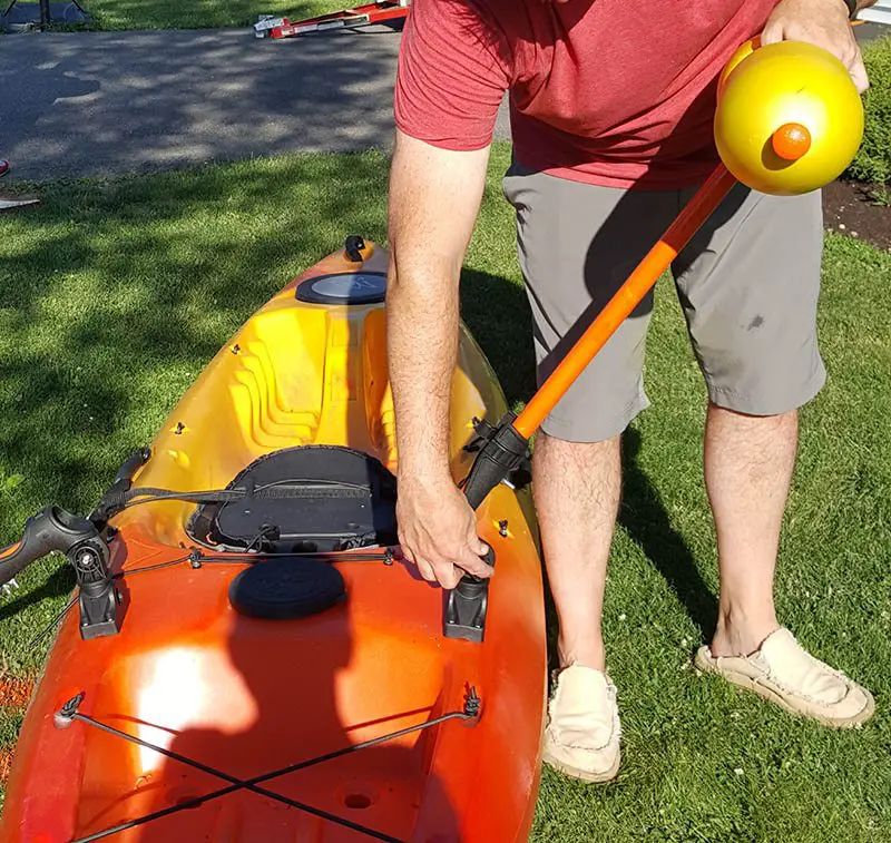 adjusting your diy kayak outriggers