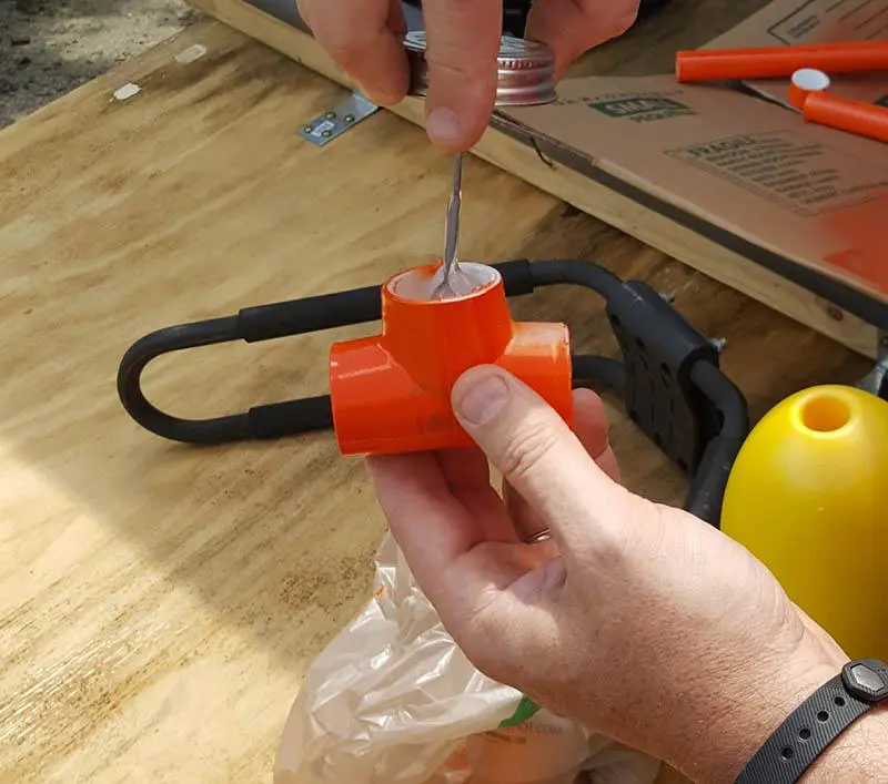 glueing outriggers